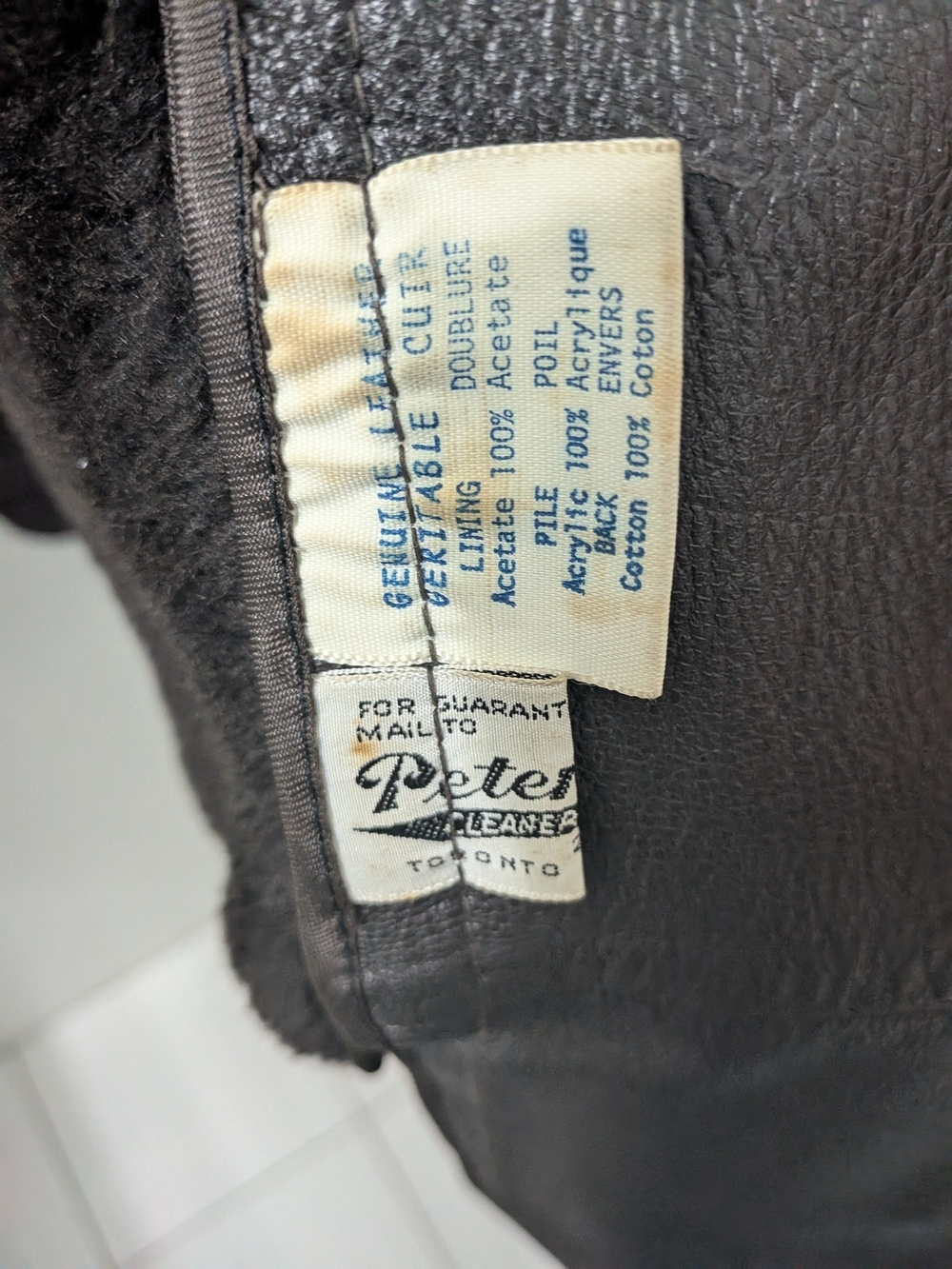 Kidskin Craft Leather Jacket Men’s Size 44 Soft Leather Vintage Style - Picture 3 of 7